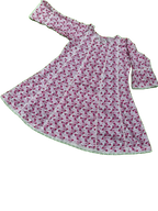 2-piece cotton suit for girls, 7-10 years