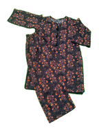 2-Piece Cotton Lawn Floral Suit