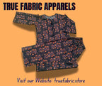 2-Piece Cotton Lawn Floral Suit